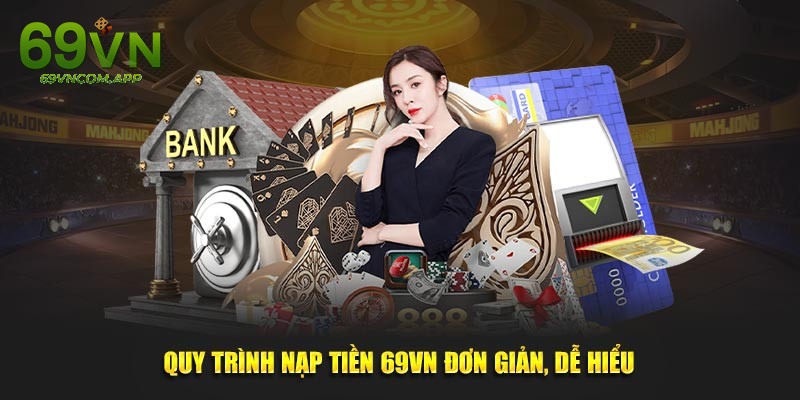 Thao tác nạp tiền 69VN đơn giản khi dùng QR code